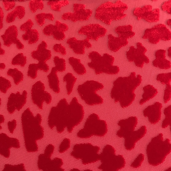 Talbots Velvet Burn-out Animal Pattern Top - Picture 10 of 13